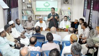 হাসান মার্কেট দোকান মালিক ও ব্যবসায়ী সমিতির বর্জ্য ব্যবস্থাপনা বিষয়ক মতবিনিময় সভা অনুষ্ঠিত