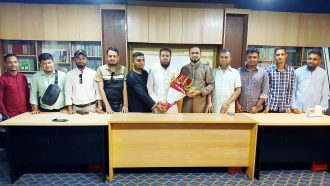 জালালাবাদ ব্লাড কানেকশনের উদ্যোগে শাহজাহান আলীকে সংবর্ধনা প্রদান