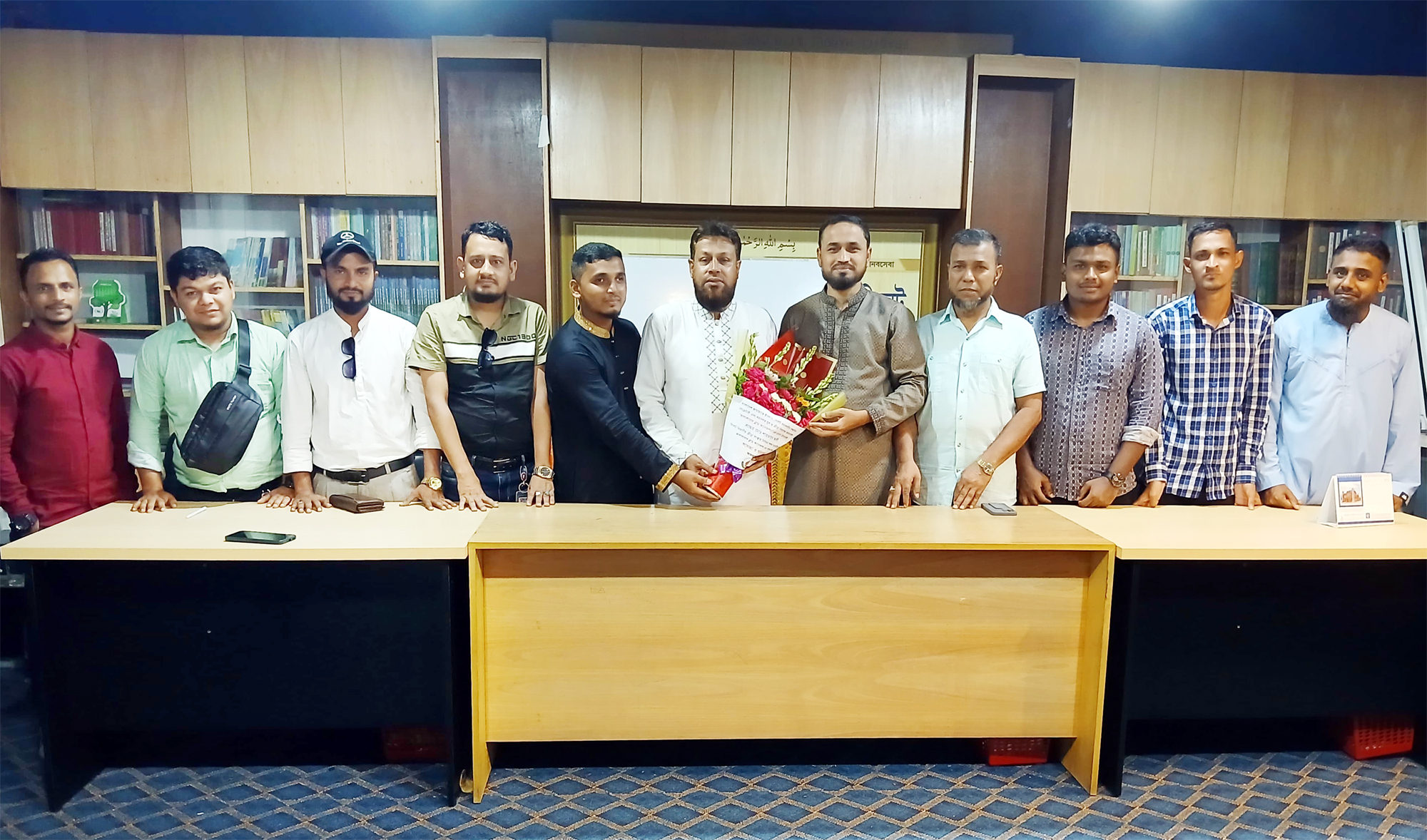 জালালাবাদ ব্লাড কানেকশনের উদ্যোগে শাহজাহান আলীকে সংবর্ধনা প্রদান