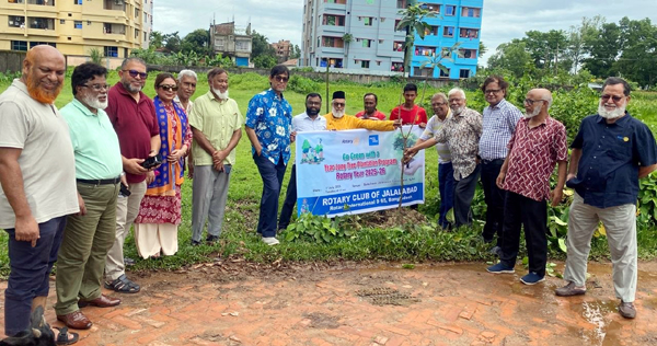 জালালাবাদ রোটারি ক্লাবের বছরব্যাপী বৃক্ষরোপণ কর্মসূচির উদ্বোধন