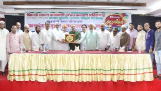 সিলেট জেলা ব্যবসায়ী ঐক্য কল্যাণ পরিষদের সংবর্ধনা ও দোয়া মাহফিল